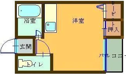 兵庫県姫路市城北新町2丁目【マンション】の間取り