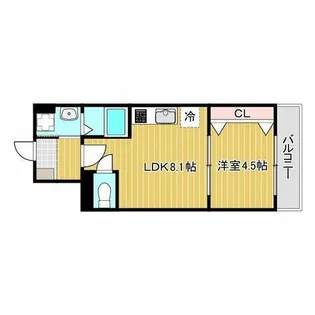 アート都島毛馬【3階】の間取り