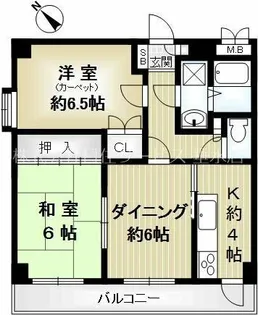 鷹取駅前ビラー【2階】の間取り
