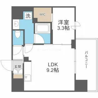 シーズンフラッツ中崎【13階】の間取り