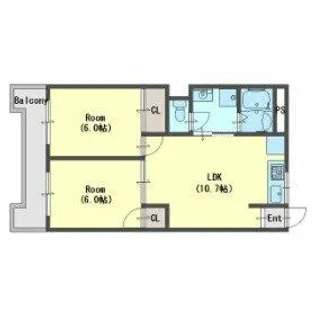 コーポ松浦【3階】の間取り