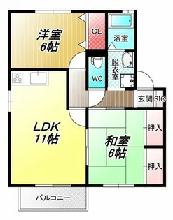 カルム【2階】の間取り