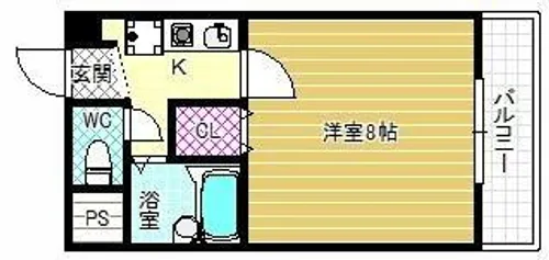 フルブルーム【3階】の間取り