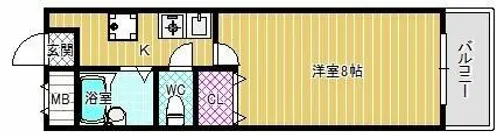 トレイズ【4階】の間取り