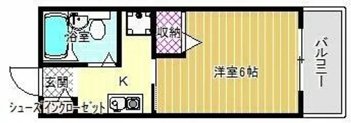 セルティアA棟【2階】の間取り