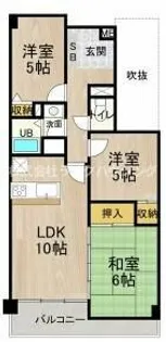 DO鶴見【9階】の間取り