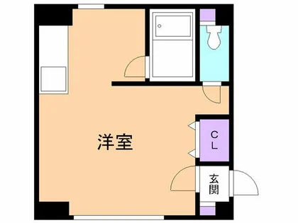 サンビレッジ母恋【1F号室】の間取り