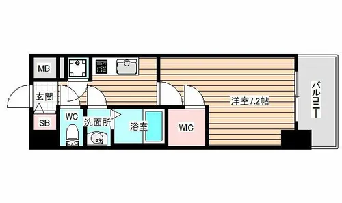 ファーストフィオーレ福島野田2【10階】の間取り