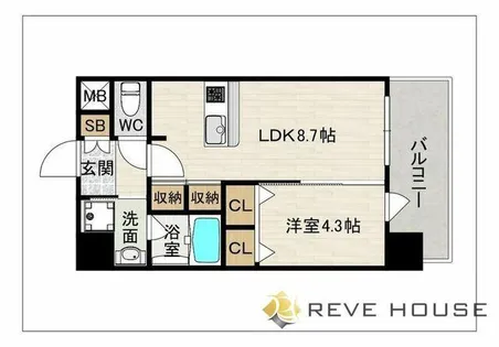 福岡県福岡市南区大橋1丁目【マンション】の間取り