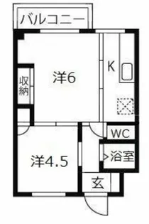 エルパラッツォ京橋【3階】の間取り