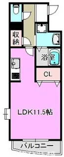 アット長田【8階】の間取り