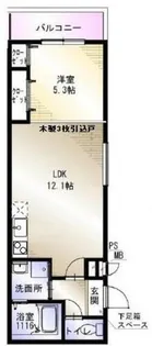 兵庫県宝塚市伊孑志3丁目【アパート】の間取り