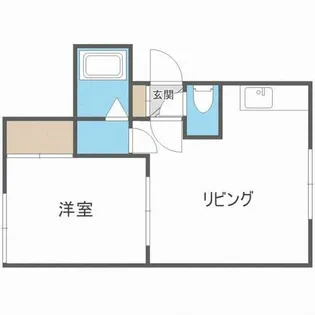 シャネル新琴似壱番館【2階】の間取り
