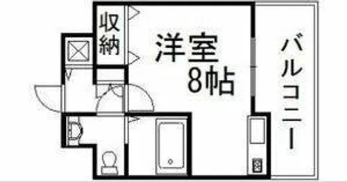 ライフデザイン新金岡B棟【802号室】の間取り