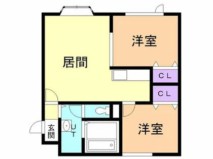 エトワール若山【2階】の間取り