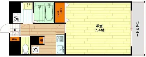 ベルエアー【2階】の間取り