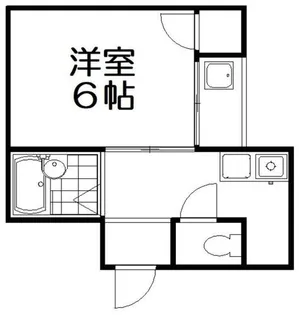 下木田マンション【3階】の間取り