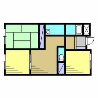 メゾンいなり【204号室】の間取り