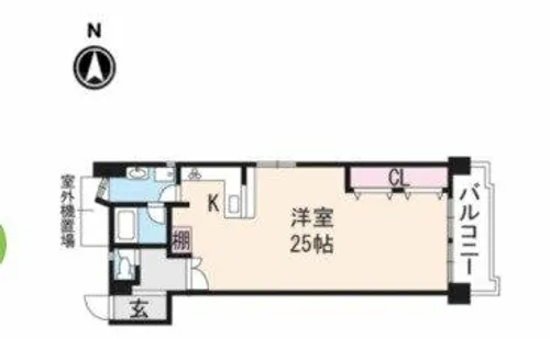 藤和シティコープ西洞院【3階】の間取り