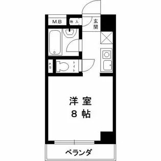 ハイエスト六甲【4階】の間取り