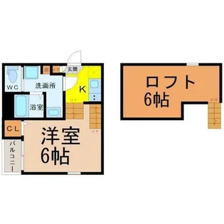 ハーモニーテラス野並IX【202号室】の間取り