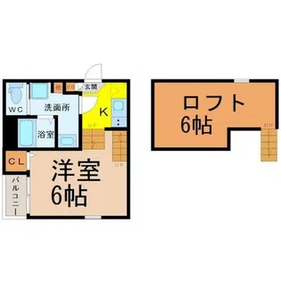 ハーモニーテラス野並IX【2階】の間取り