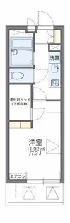 レオパレスNビレッジ南明大寺【306号室】の間取り
