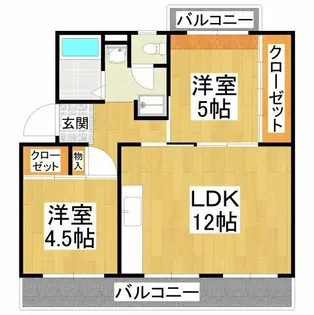 ヴィラナリー狭山10号棟【3階】の間取り