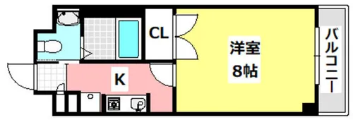 シプレス【405号室】の間取り