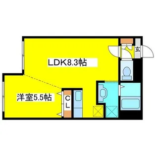 プリムラK1【202号室】の間取り