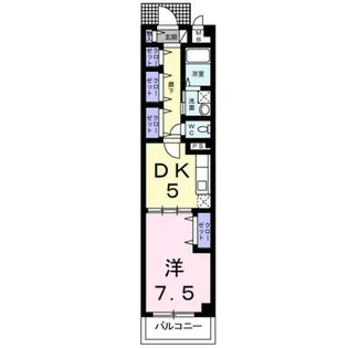 パレス伏見【2階】の間取り