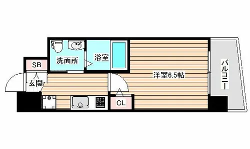 セレニテ福島プリエ【2階】の間取り