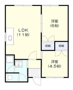 志文ハイツ【3号室】の間取り