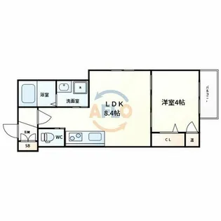 F asecia Lobelie【1階】の間取り