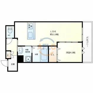 カーサカルド【3階】の間取り