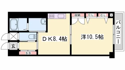 リッチ・キャッスルI【1001号室】の間取り