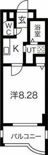 ハートヒルズ矢作【6-C号室】の間取り