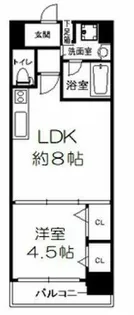 BRAVI新大阪【9階】の間取り