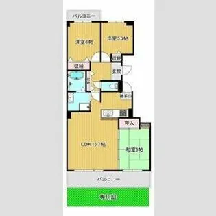 リベラス21【1階】の間取り