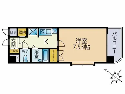 フリースペース57【906号室】の間取り