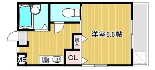 メゾン・ド・ルミエール【206号室】の間取り