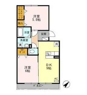 萌樹館【2階】の間取り