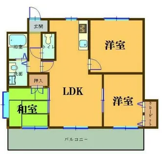 イーストアヴェニュー【5階】の間取り