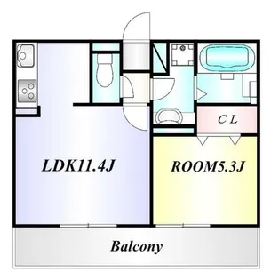 M・K・K下富野【2階】の間取り