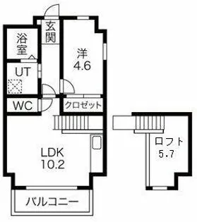 グランフォート新瑞橋【3階】の間取り