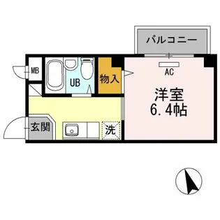 ビュー北花田【2階】の間取り