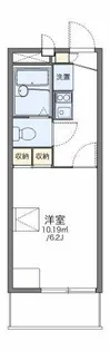 レオパレス河原城【311号室】の間取り
