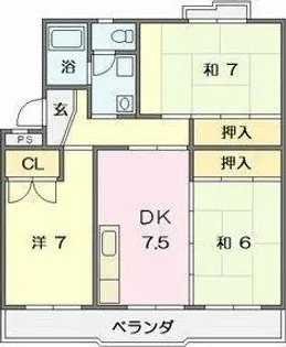 三宅ビル【205号室】の間取り