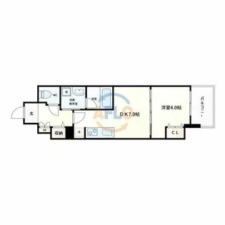 セイワパレス本町東【6階】の間取り