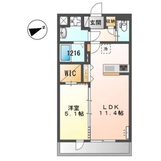カーサ クラージュ【2階】の間取り